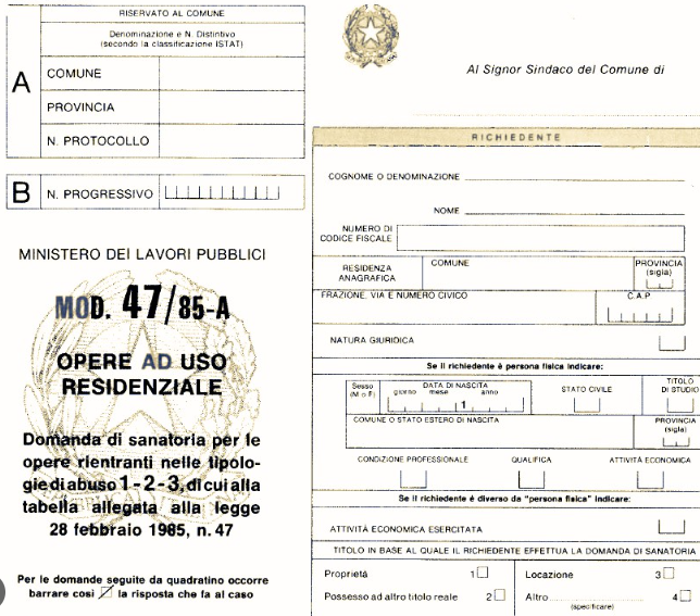 cos'è un condono edilizio