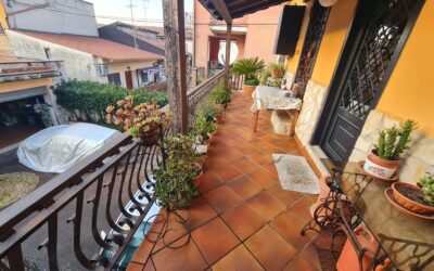 san cesareo appartamento 100 metri con box e giardino